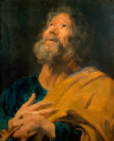 Petrus der Apostel, 1617-1618 von Anthony van Dyck