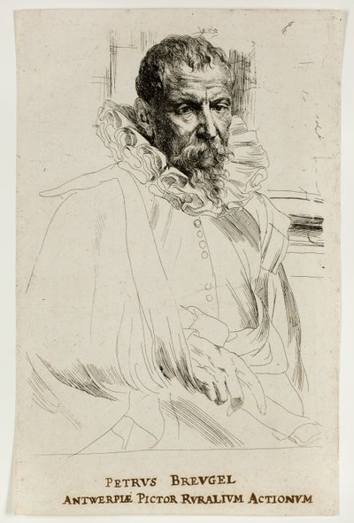 Pieter Brueghel der Jüngere von Anthony van Dyck