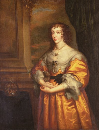 Königin Henrietta Maria, um 1633 von Anthony van Dyck