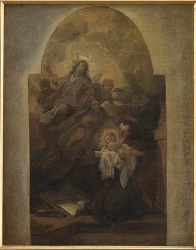 Jungfrau und Kind mit dem heiligen Franziskus von Anthony van Dyck