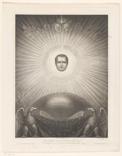 Verherrlichung von Napoleon Bonaparte von Antoine Aubert
