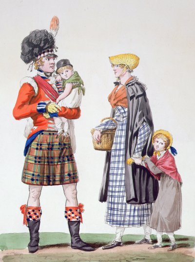 Schottische Familie von Antoine Charles Horace Vernet