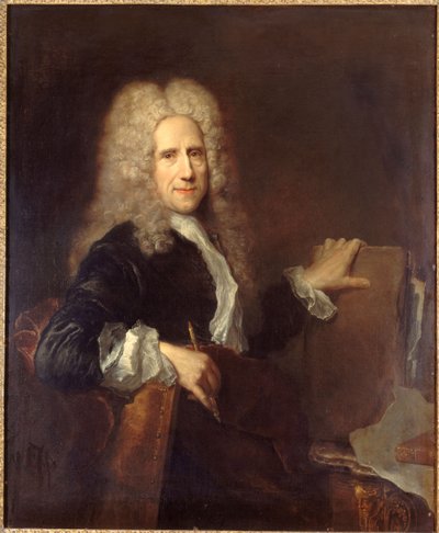 Porträt von Jean Mariette von Antoine Pesne