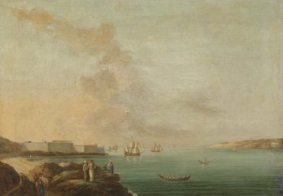 Ansicht der Dardanellen von Antoine van der Steen