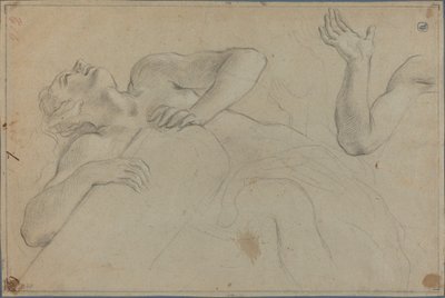 Satyr, der sich auf eine Säule lehnt von Anton Domenico Gabbiani