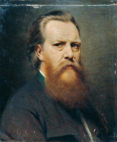 Selbstporträt von Anton Ebert