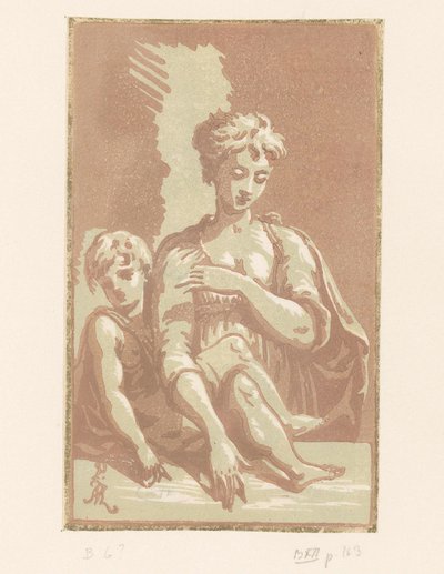 Maria mit dem Christuskind von Anton Maria I Zanetti