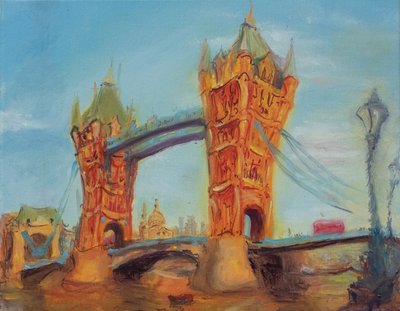 Tower Bridge, Studie, 2019 von Antonia Myatt