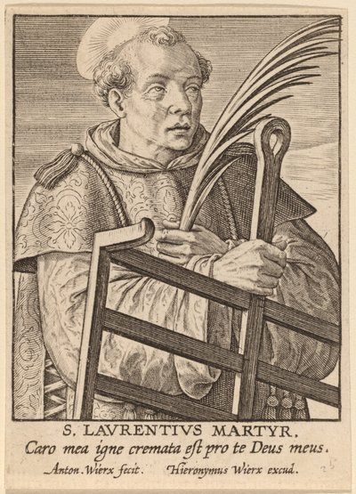 S. Laurentius Märtyrer von Antonie Wierix