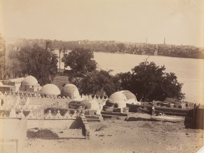 Asyut, Blick vom Berg von Antonio Beato