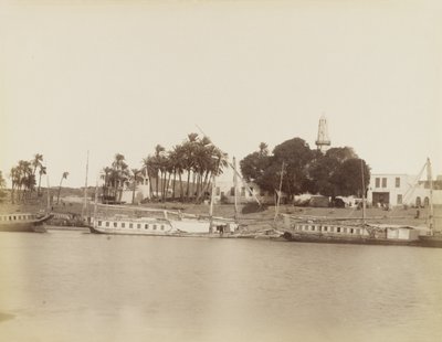 Blick auf Afsouan, Ägypten von Antonio Beato