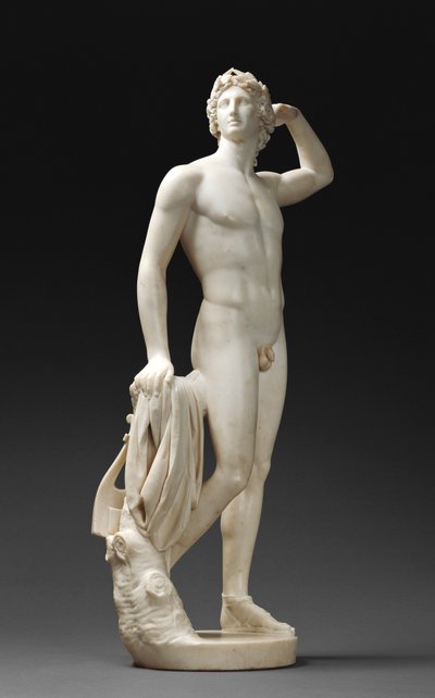 Apollo krönt sich selbst von Antonio Canova