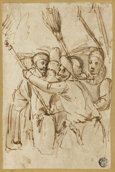 Karnevalsfiguren von Antonio Carracci