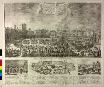 Illustration der Festlichkeiten von Antonio Cioci or Ciocchi