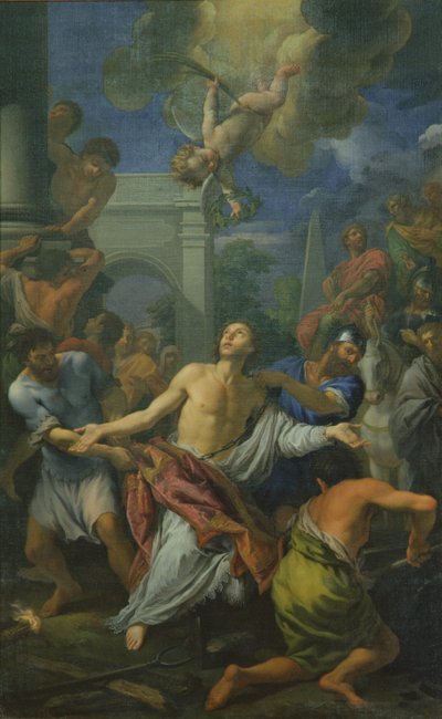 Das Martyrium des Heiligen Laurentius von Antonio Domenico Gabbiani
