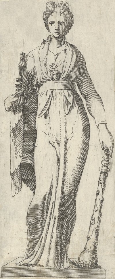 Melpomene, vom Mattei-Sarkophag, Rom, 1540-45 von Antonio Fantuzzi