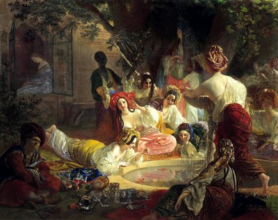 Der Brunnen von Bahçesaray, 1849 von Antonio Molinari