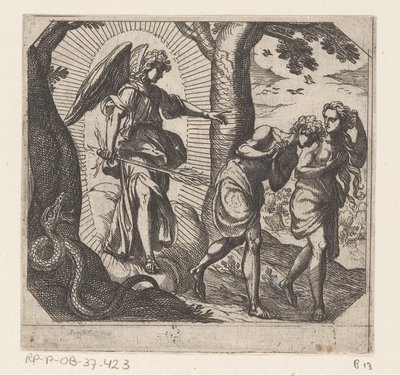 Vertreibung aus dem Paradies von Antonio Tempesta