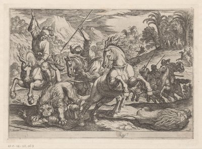 Löwenjagd von Antonio Tempesta