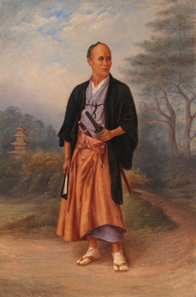 Japanischer Mann, ca. 1893 von Antonio Zeno Shindler
