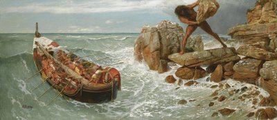 Odysseus und Polyphemus, 1896 von Arnold Böcklin