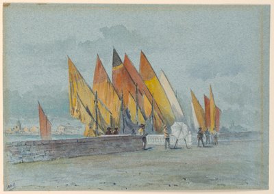 Entlang eines Kanals von Arnold William Brunner