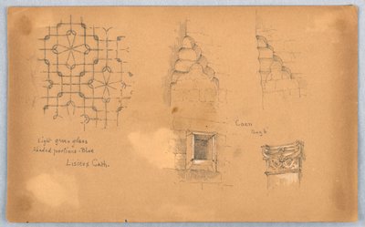 Architektonische Details an der Kathedrale von Lisieux von Arnold William Brunner