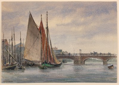 Boote in Trouville von Arnold William Brunner