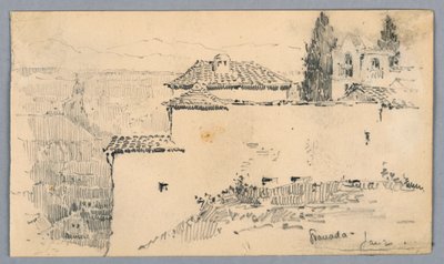 Gartenmauer, Granada von Arnold William Brunner