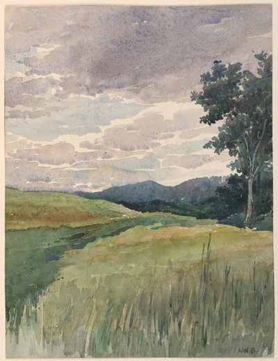 Landschaft der Landschaft von Arnold William Brunner