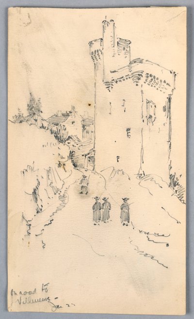Auf dem Weg nach Villeneuve von Arnold William Brunner