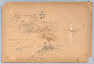 Skizzen in Marlborough von Arnold William Brunner