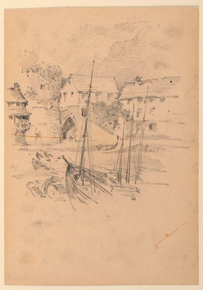 Kleiner Fischereihafen von Arnold William Brunner