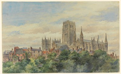 Blick auf die Kathedrale von Durham von Arnold William Brunner