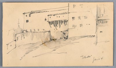 Mauern in Toledo von Arnold William Brunner