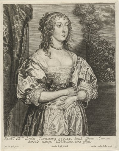 Porträt von Katherine Howard von Arnold de Jode