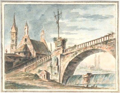 Kirche und Brücke von Aron Wallick