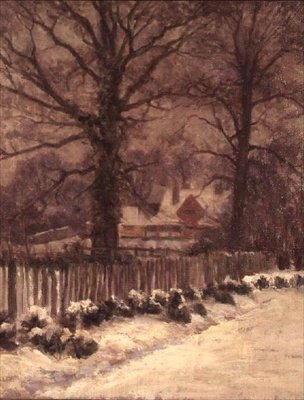 Ein verschneiter Weg von Arthur Claude Cooke