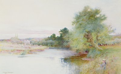 Heuernte bei Marlow von Arthur Claude Strachan