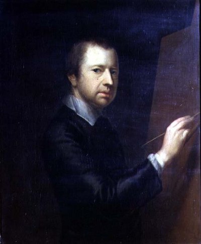 Selbstporträt, ca. 1754 von Arthur Devis