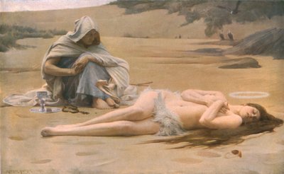 Pelagia und Philammon, 1887, ca. 1930 von Arthur Hacker