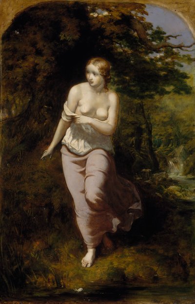 Musidora beim Baden, 1849 von Arthur Hughes