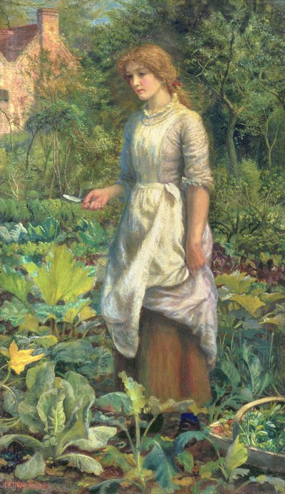 Phyllis, ca. 1887 von Arthur Hughes