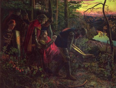 Der Ritter der Sonne, ca. 1859-60 von Arthur Hughes