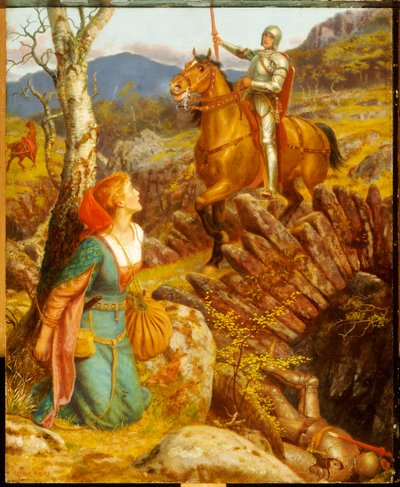 Der Sturz der rostigen Nacht von Arthur Hughes