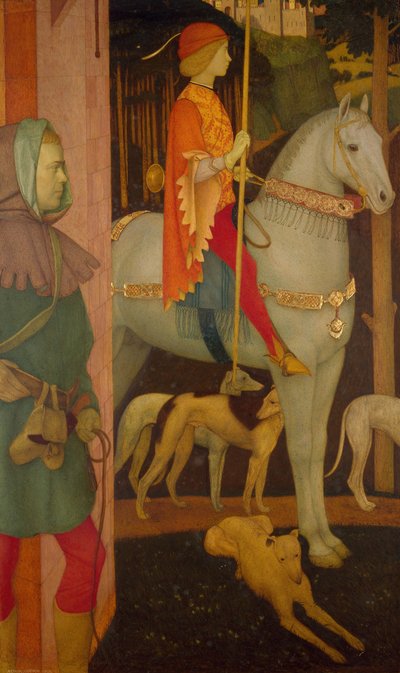 Kilhwych, der Sohn des Königs, 1901 von Arthur Joseph Gaskin
