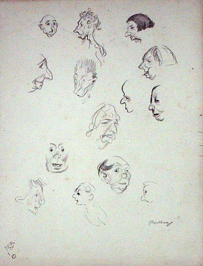 Groteske Gesichter von Arthur Rackham