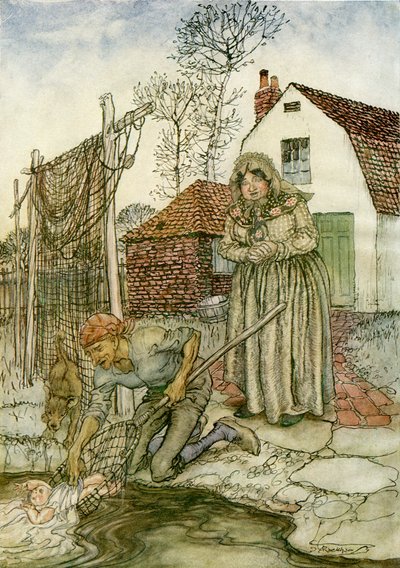 Der Fisch und der Ring von Arthur Rackham