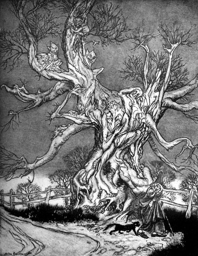 Die Legende von Sleepy Hollow von Arthur Rackham
