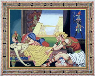 Die siebte Plage Ägyptens von Arthur Szyk